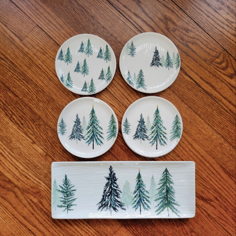 Pier 1 Christmas Plates Bundle